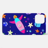 宇宙飛行士の猫の宇宙船銀河系 Case-Mate iPhoneケース (裏面 (横))