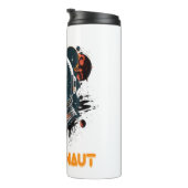 宇宙飛行士の猫または宇宙猫 タンブラー (回転右)