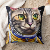 宇宙飛行士の猫作品 クッション (ブランケット)