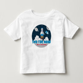 宇宙飛行士の男の子へ　２歳の誕生日おめでとう トドラーTシャツ