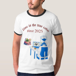 宇宙飛行士の砂時計ヘッド – おもしろい宇宙ゲーマーCodin Tシャツ