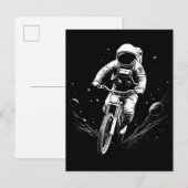 宇宙飛行士の自転車アドベンチャー 案内ポストカード (正面/裏面)