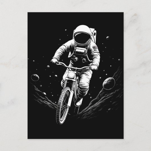 宇宙飛行士の自転車アドベンチャー 案内ポストカード (正面)