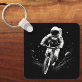 宇宙飛行士の自転車乗り宇宙冒険 キーホルダー (正面)