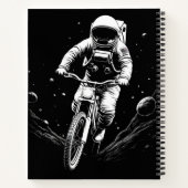 宇宙飛行士の自転車乗り宇宙冒険 ノートブック (裏面)