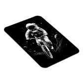 宇宙飛行士の自転車乗り宇宙冒険 マグネット (右側)