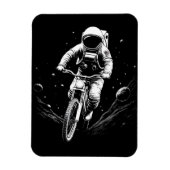 宇宙飛行士の自転車乗り宇宙冒険 マグネット (縦)