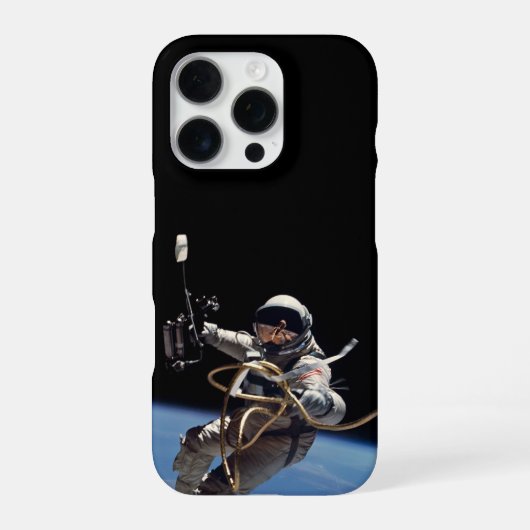 宇宙飛行士の船外活動 iPhoneケース (裏面)