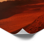 宇宙飛行士の表面の火星。第1火星人 ポスター (角)