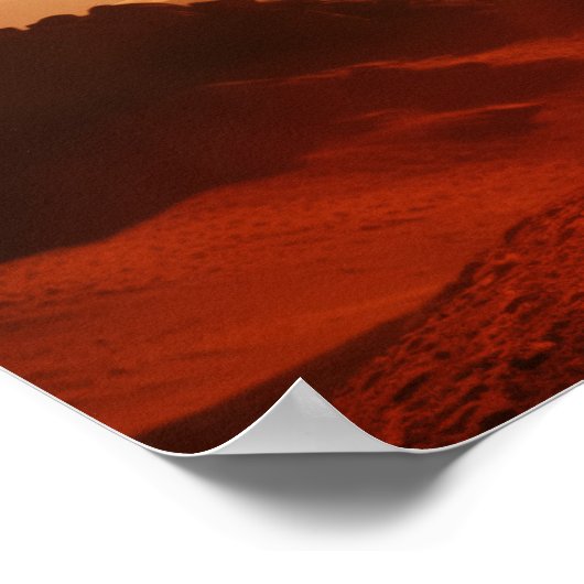 宇宙飛行士の表面の火星。第1火星人 ポスター (角)