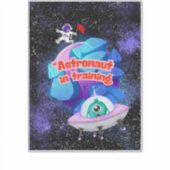 宇宙飛行士の訓練中 シール (正面)