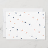 宇宙飛行士の誕生日お礼カード 招待状 (裏面)