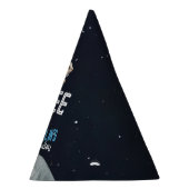 宇宙飛行士の誕生日お祝いにぴったりなデザイン あらゆる年齢に対応 パーティーハット (右)