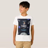 宇宙飛行士の誕生日キッズ Tシャツ (正面フル)