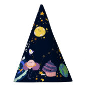 宇宙飛行士の誕生日パーティー宇宙 パーティーハット (右)