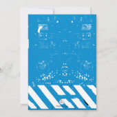 宇宙飛行士の誕生日パーティー招待状 招待状 (裏面)