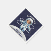 宇宙飛行士の誕生日パーティー 初めての太陽一周 スタンダードカクテルナプキン (角)
