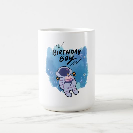宇宙飛行士の誕生日 コーヒーマグカップ (中央)