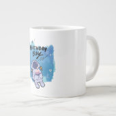 宇宙飛行士の誕生日 ジャンボコーヒーマグカップ (正面右)