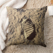 宇宙飛行士の足跡 クッション (ブランケット)