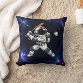 宇宙飛行士の野球 クッション (ブランケット)