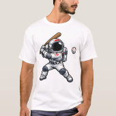 宇宙飛行士の野球 Tシャツ (正面)