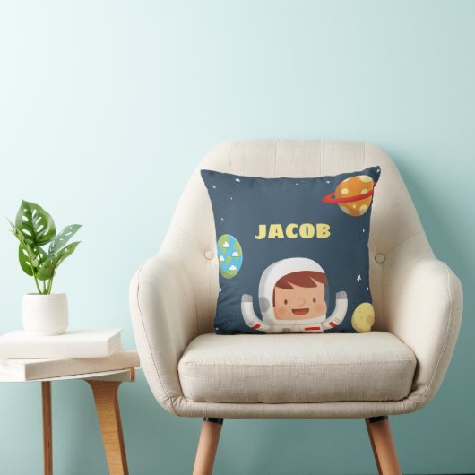 宇宙飛行士の銀河系の宇宙の男の子部屋の装飾の枕 クッション (椅子)