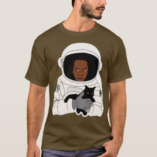 宇宙飛行士の飼い猫1 Tシャツ