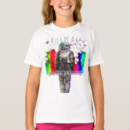 宇宙飛行士の鳥の動物の宇宙飛行士 Tシャツ