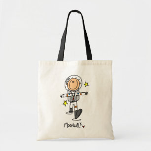 宇宙飛行士のMoonwalkのTシャツおよびギフト トートバッグ