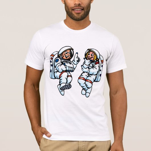 宇宙飛行士のTシャツ Tシャツ (正面)