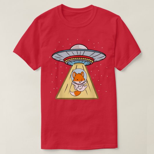 宇宙飛行士のUfo拉致 Tシャツ (デザイン正面)