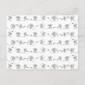 宇宙飛行士はがき ポストカード (正面)