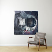 宇宙飛行士はコアラをスロートする タペストリー (インサイチュ(横))