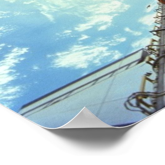 宇宙飛行士はハッブル宇宙望遠鏡で働く ポスター (角)