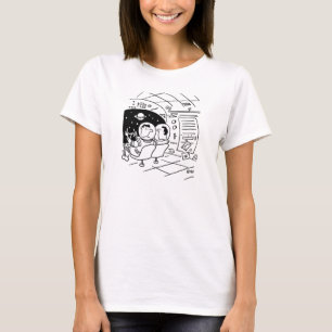 宇宙飛行士はメールを受け取って驚いた。宇宙船 Tシャツ
