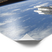 宇宙飛行士は一連の作業を行う フォトプリント (角)