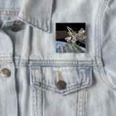 宇宙飛行士は一連の作業を行う 缶バッジ (インサイチュ)