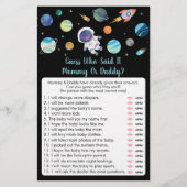 宇宙飛行士は誰がゲームを言ったか推測 (正面)