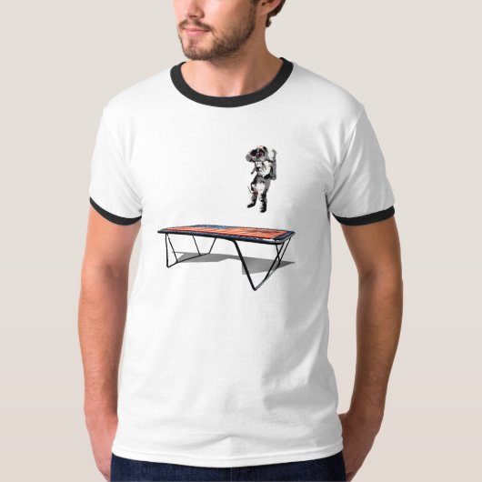 宇宙飛行士は離れます Tシャツ (正面)