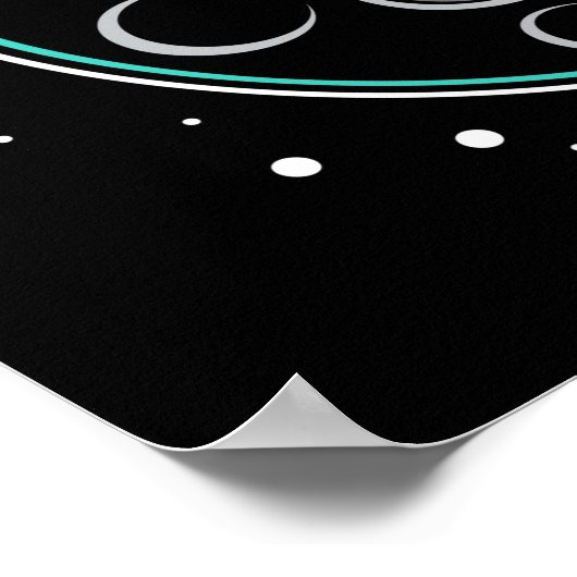 宇宙飛行士アイスクリームパーティー ポスター (角)