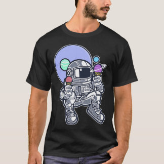 宇宙飛行士アイスクリーム Tシャツ