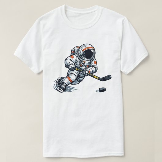 宇宙飛行士アイスホッケー Tシャツ (デザイン正面)