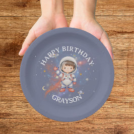 宇宙飛行士アウトスペースボーイ誕生日 ペーパープレート