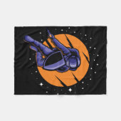 宇宙飛行士アストロウォー フリースブランケット (正面(横))