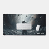 宇宙飛行士アドベンチャープラネッツ宇宙旅行銀河系 デスクマット (キーボード&マウス)