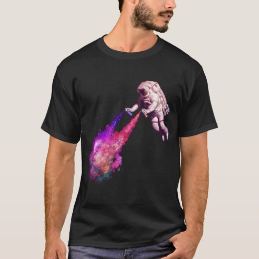 宇宙飛行士アーティストギフト Shooting Stars Tシャツ (正面)