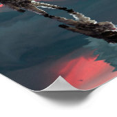 宇宙飛行士アート宇宙スーツクリップアート ポスター (角)