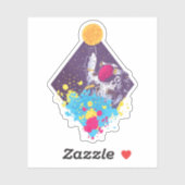 宇宙飛行士アート シール (シート)