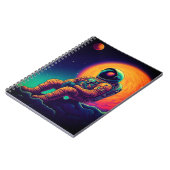 宇宙飛行士アート ノートブック (左側)